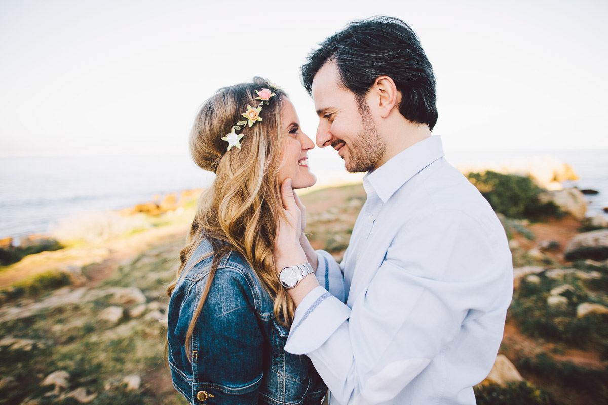 Shooting couple romantique Cote d Azur